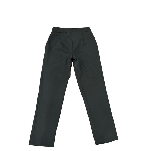 Small Womens Zara Black Stud Trousers with Side Zipper - Picture 2 of 6